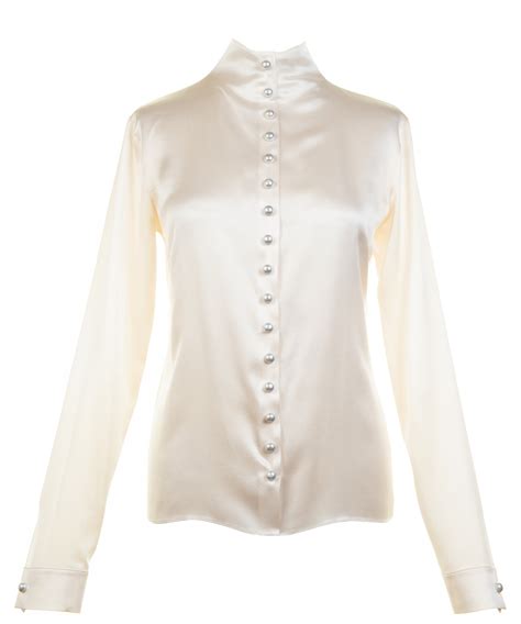 chanel white tops|chanel blouses tops.